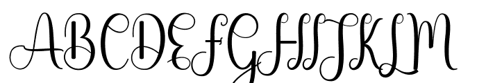 my love Regular Font UPPERCASE