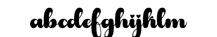 myHoneyBelya Font LOWERCASE