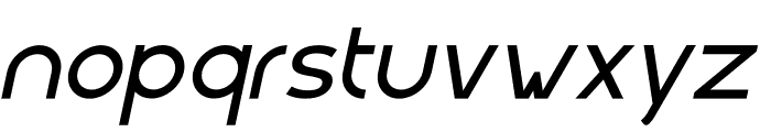 nagasatru Italic Font LOWERCASE