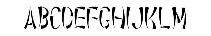 ninja Regular Font UPPERCASE