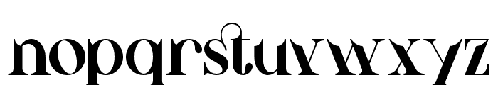 nistyblack Font LOWERCASE