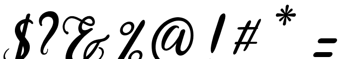 noelan-script Font OTHER CHARS