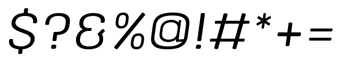 nompang-Italic Font OTHER CHARS