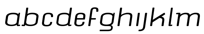nompang-Italic Font LOWERCASE