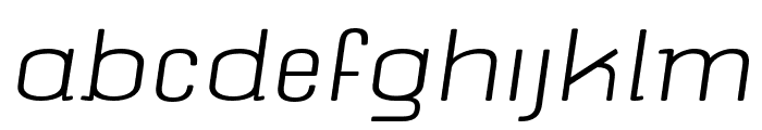 nompang-LightItalic Font LOWERCASE