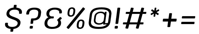 nompang-MediumItalic Font OTHER CHARS