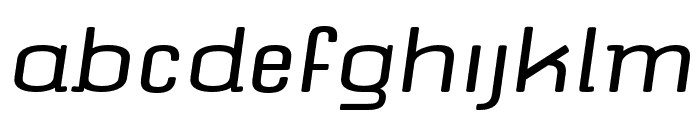nompang-MediumItalic Font LOWERCASE