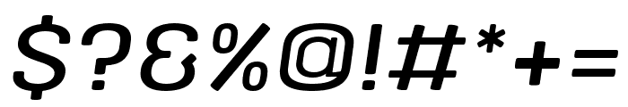 nompang Semi Bold Italic Font OTHER CHARS