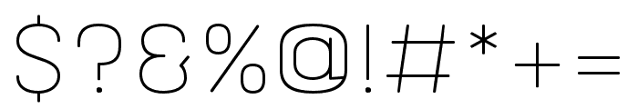nompang-Thin Font OTHER CHARS