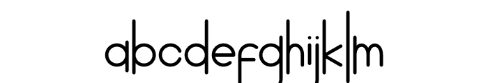 oblo medium Font LOWERCASE