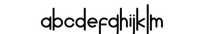 oblo semi bold Font LOWERCASE