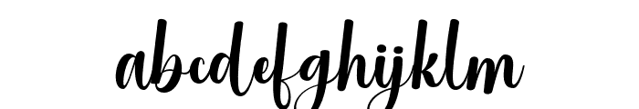 ohLovely-Regular Font LOWERCASE