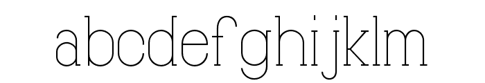 olivia Light Font LOWERCASE