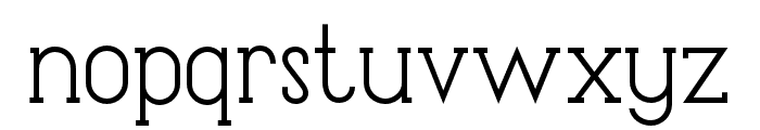olivia Medium Font LOWERCASE