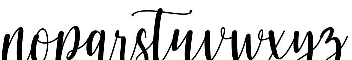 pearl white Font LOWERCASE