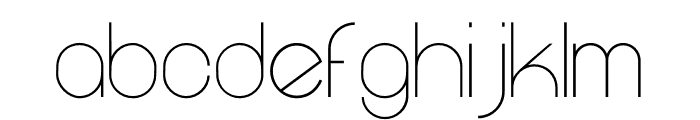 perlion Regular Font LOWERCASE