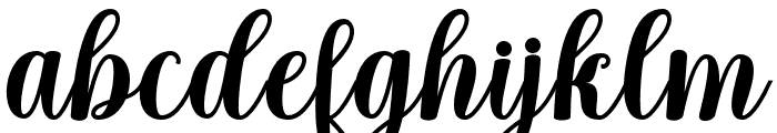 pinkLove-Regular Font LOWERCASE