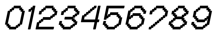 pixel Italic Font OTHER CHARS