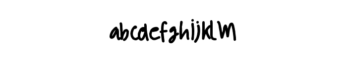 poully Font LOWERCASE