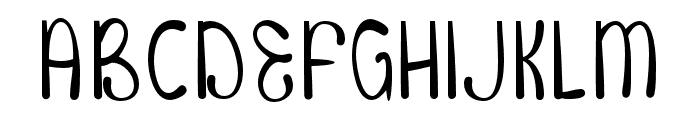 power spinach Regular Font LOWERCASE