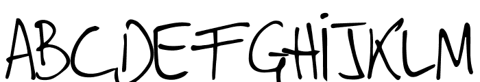 punks and skins Font LOWERCASE