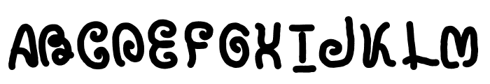 pup Font UPPERCASE