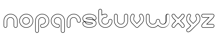 pure and simple-Hollow Font LOWERCASE