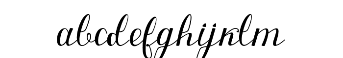 queenly Font LOWERCASE