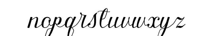 queenly Font LOWERCASE