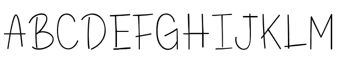 ragnala-Handwritten Font UPPERCASE