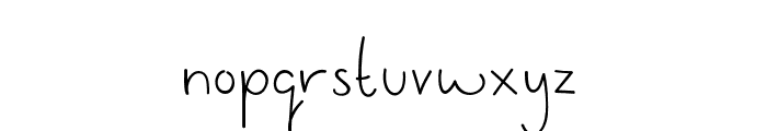 ragnala-Handwritten Font LOWERCASE