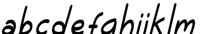 raline Italic Font LOWERCASE