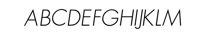 rangoe-Italic Font LOWERCASE