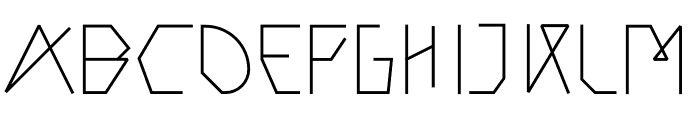 raxye Font UPPERCASE