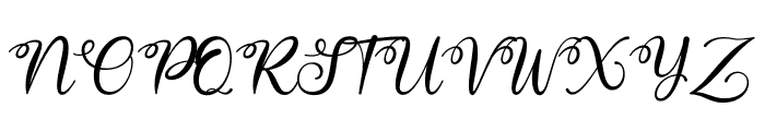 real love Font UPPERCASE