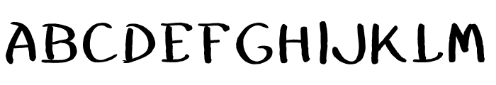 roughroad Font UPPERCASE