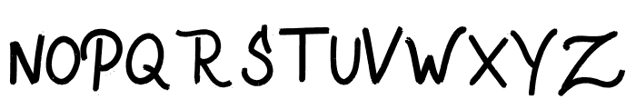 rustic Font UPPERCASE
