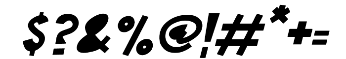 rutero Italic Font OTHER CHARS