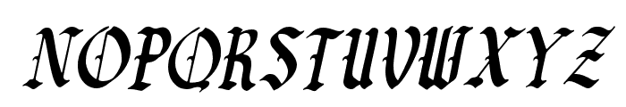 saintmerry-Italic Font LOWERCASE