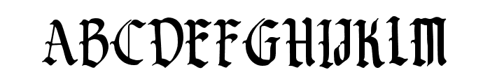 saintmerry-Regular Font UPPERCASE