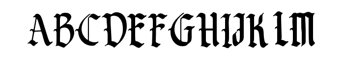 saintmerry-Regular Font LOWERCASE