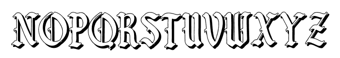 saintmerry-shadow Font UPPERCASE