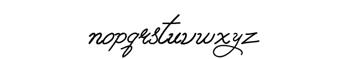 salsya Font LOWERCASE