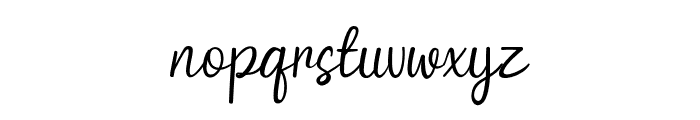 salthing Font LOWERCASE