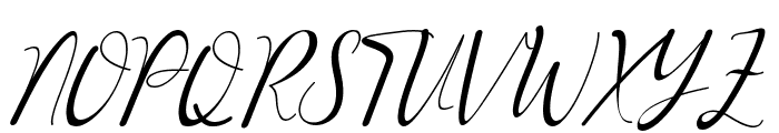 sanantha Italic Font UPPERCASE