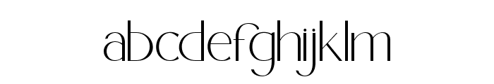 sanstar Extra Light Font LOWERCASE