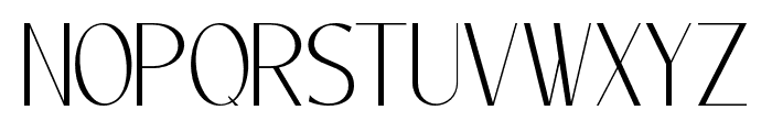 sanstar-Light Font UPPERCASE