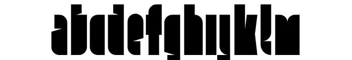 savad Heavy Condensed Font LOWERCASE