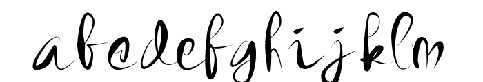 script 3 Font LOWERCASE