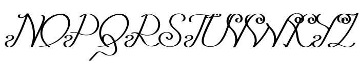 scriptafela Font UPPERCASE